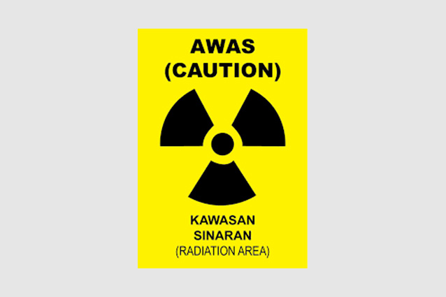 X-ray Warning Sign